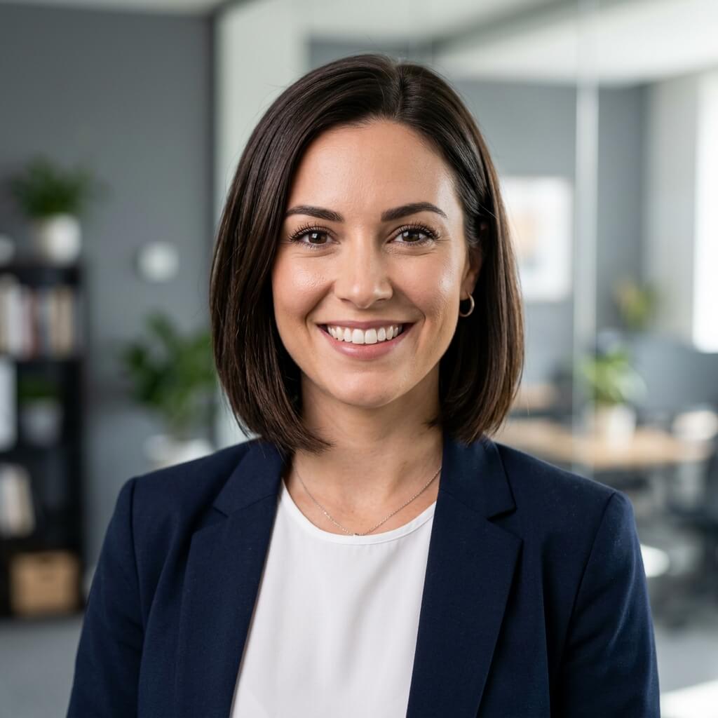 AI-generated professional headshot avatar example