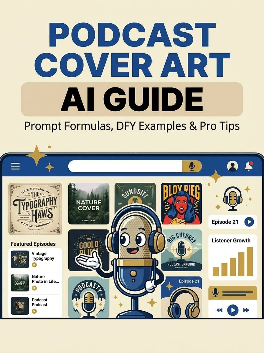 Podcast Cover Art AI Guide cover
