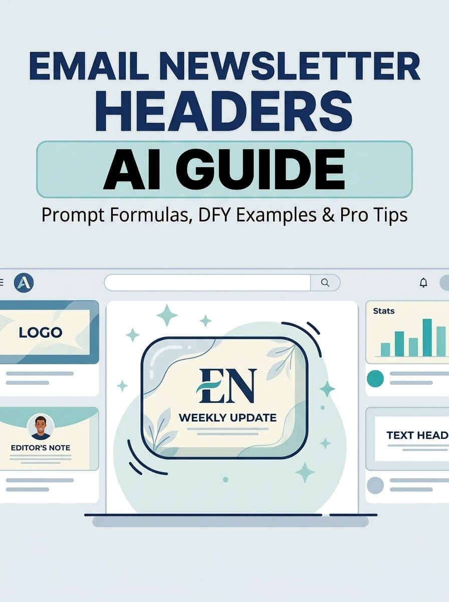 Email Newsletter Headers AI Guide cover