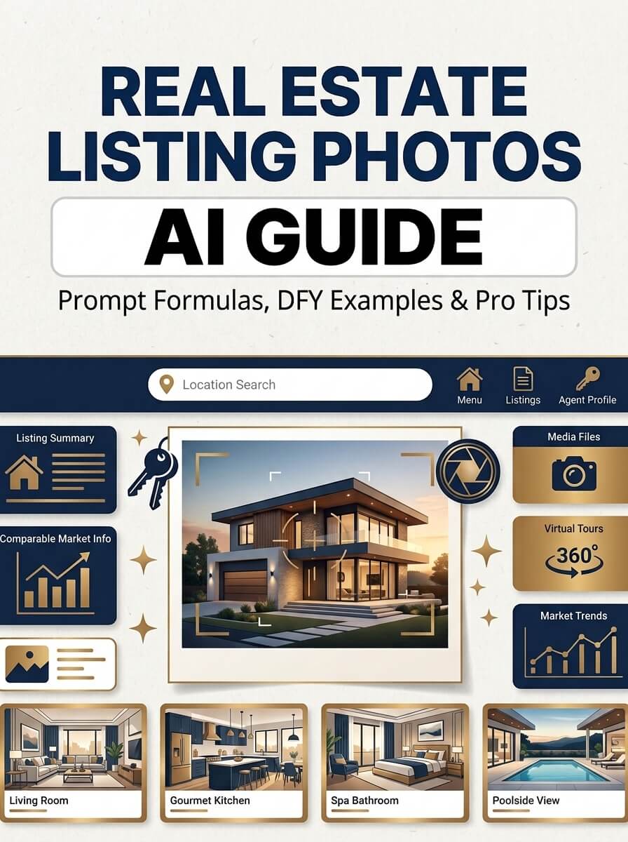 Real Estate Listing Photos AI Guide cover
