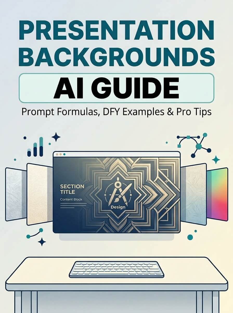 Presentation Slide Backgrounds AI Guide cover