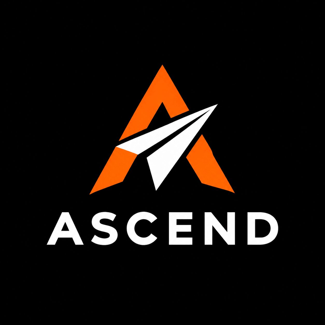 AI-generated Ascend arrow logo example